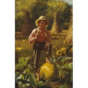  Thats Me Pumpkin by John George Brown. Size 10.50 X 16.00 