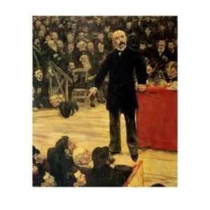  Georges Clemenceau (1841 1929) Making a Speech at the 