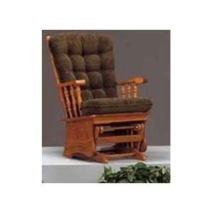  Brooks Furniture 242 445Pine Golden Oak Post Back Glider 