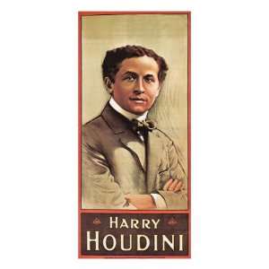  Harry Houdini, c.1911 Giclee Poster Print, 12x16