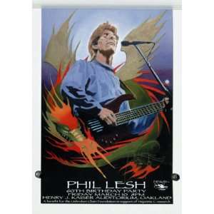  Phil Lesh   Grateful Dead   Birthday Concert Poster Signed 