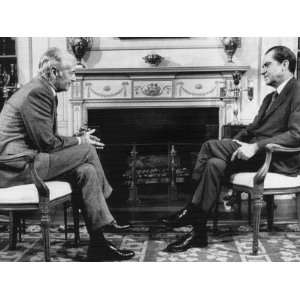 1971 US Presidency, Abc Commentator Howard K. Smith Interviewing 