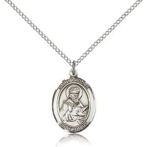  Sterling Silver St. Isidore of Seville Pendant Jewelry