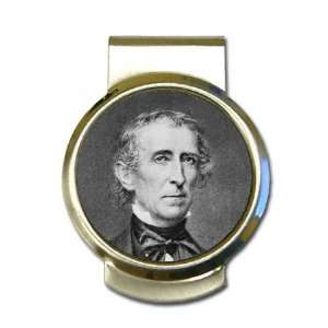  President John Tyler money clip
