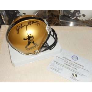 Johnny Lattner Autographed Signed Notre Dame Heisman Mini Helmet