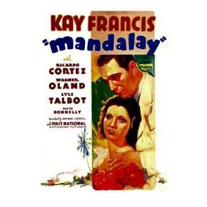  Mandalay, Kay Francis, Ricardo Cortez, 1934 Premium Poster 