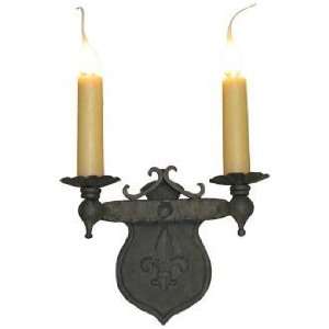 Laura Lee Shield 2 Light 10 Wide Wall Sconce