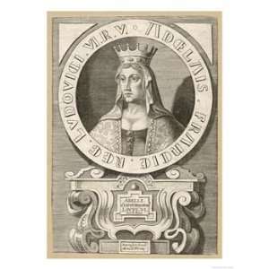  Adele Queen of Louis VI le Gros King of France Art Giclee 
