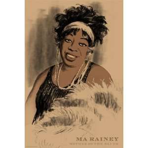  Ma Rainey *   Poster by Clifford Faust (12 x 18)