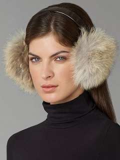  Collection   Coyote Fur Earmuffs    