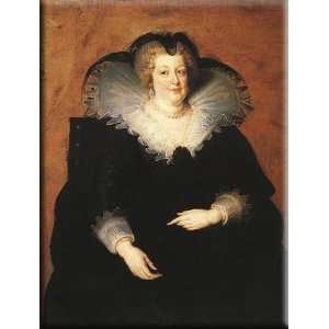 Marie de Médici, Queen of France 23x30 Streched Canvas Art by Rubens 