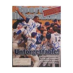   Gonzalez, Steve Finley & Matt Williams autographed Sports Illustrated