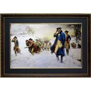 Washington At Valley Forge Framed Print By Frederick By Coffay Yohn 