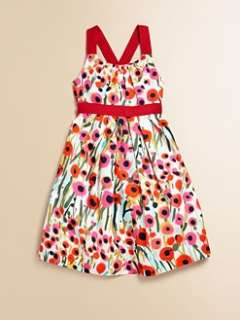Milly Minis   Girls Ribbon Trim Dress