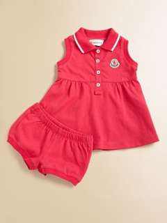 Moncler   Infants Polo Dress & Bloomers Set