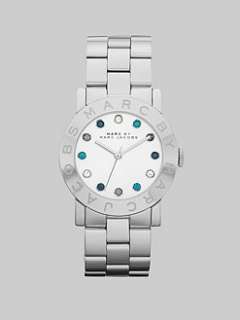 Marc by Marc Jacobs   Multicolored Stone Accented Stainless Steel 