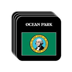  US State Flag   OCEAN PARK, Washington (WA) Set of 4 Mini 