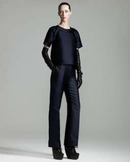 Duchesse Tech Fabric Pants & Inside Out Seamed Blouse