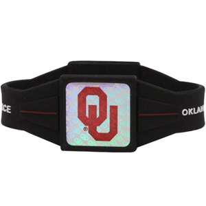   SOONERS POWER FORCE WRISTBAND ENERGY STRENGTH SILICONE ION BAND  
