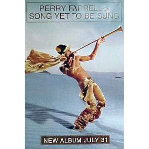 PERRY FARRELL Song Yet To Be Sung 24x36 Poster