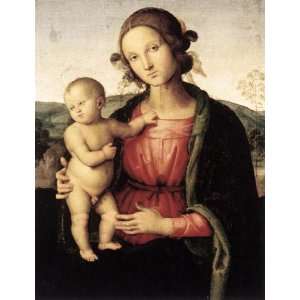  Acrylic Keyring Perugino Pietro Madonna and Child Borghese 