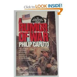 A Rumor of War Philip Caputo Books