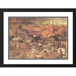 Bruegel, Pieter the Elder 24x19 Framed and Double Matted The Triumph 