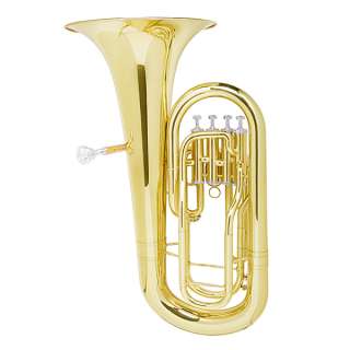 Mendini 4 Valve Gold Brass Bb Euphonium +Case+$39 Gift  