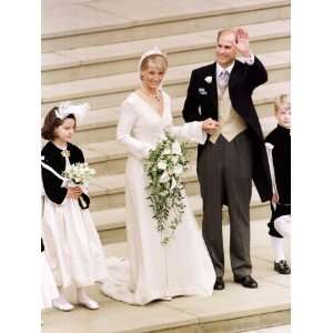 Prince Edward Wedding of Sophie Rhys Jones at St Georges Chapel in 