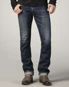 Levis Made & Crafted Taper Tapered Broken Blue Jeans   