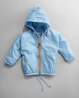 Claude Classic Packable Waterproof Jacket, Light Blue