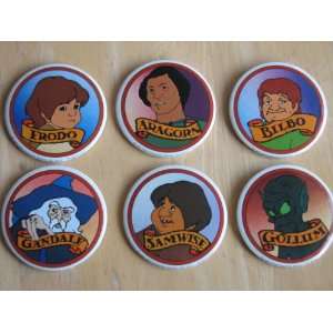   button set 78 vintage from animated movie Bakshi 