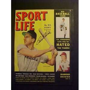 Ralph Kiner Pittsburgh Pirates Autographed May 1949 Sport Life 