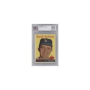  1958 Topps #301   Randy Jackson BVG GRADED 5.5 Sports 