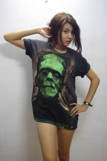 Frankenstein Classic Monster Film Movie Pop T Shirt L  