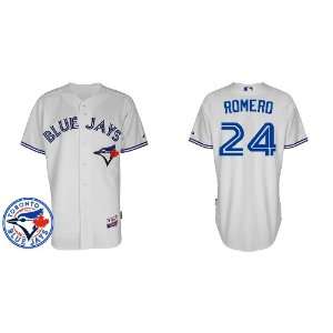  2012 Toronto Blue Jays Authentic MLB Jerseys #24 Ricky Romero WHITE 