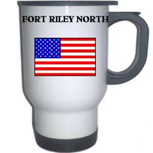   Riley North, Kansas (KS) White Stainless Steel Mug 