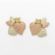 10k Gold Leaf Stud Earrings