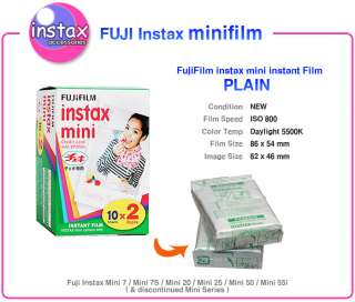 NEW Fuji Instax mini instant Film 10Packs + Case + Pen  
