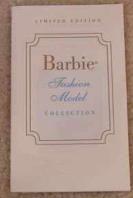 2003 BFMC Booklet Barbie Fashion Model Silkstone  
