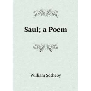  Saul; a Poem William Sotheby Books