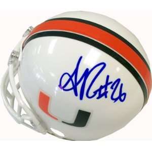 Sean Taylor Autographed Mini Helmet   Miami Hurricanes
