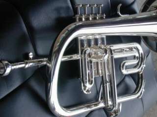 Dark Mellow Bb 4 Valves Silver Flugelhorn 798936802644  