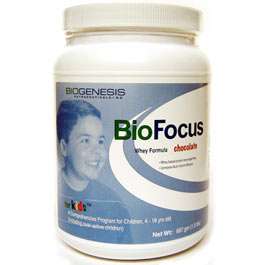 Bio Focus for Kids   Chocolate Whey by Biogenesis  