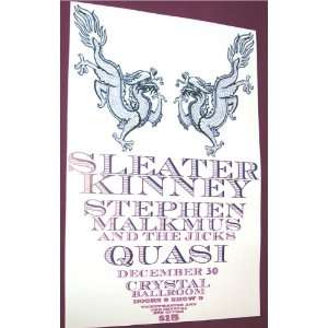   Kinney Poster   Purple Concert Flyer   Stephen Malkmus