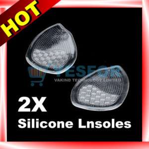 Silicone gel cushion foot care shoe insole pads inserts  