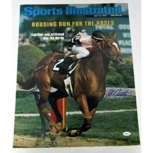 Steve Cauthen Autographed 16x20 Sports Illustrated Run for the Roses 