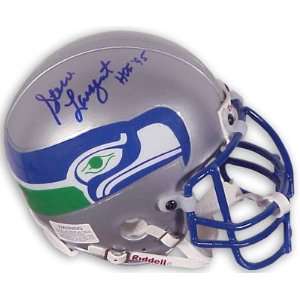 Steve Largent Autographed Mini Helmet