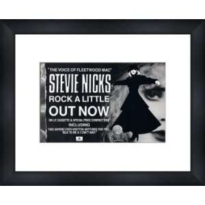 STEVIE NICKS Rock a Little   Custom Framed Original Ad   Framed Music 