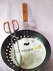 New 11Non Stick Grilling Wok Free Tongs  (B19)